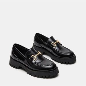 Steve Madden - Lando Black Leather Loafers, NWOT